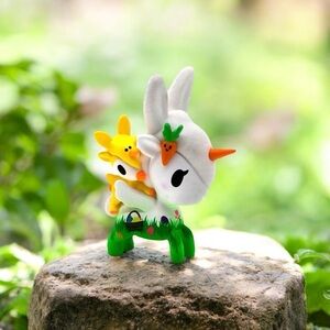 NEW Tokidoki Usagi & Lil’ Hopper Easter Unicorno Figures Egg Hunt Design Art NIB